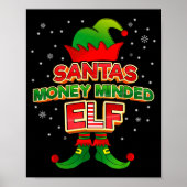 Poster Money Minded Elf Christmas Matching Costumes X-mas (Devant)