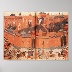 Poster Mongols sous la direction de Hulagu Khan