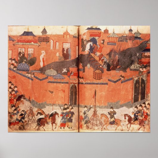 Poster Mongols sous la direction de Hulagu Khan (Devant)