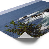 Poster Monhegan Cliff (Coin)