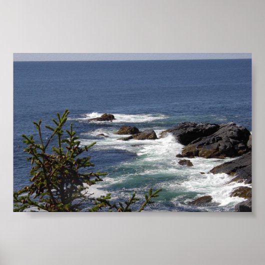 Poster Monhegan Cliff (Devant)