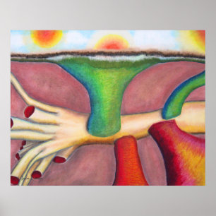 Poster "Monisme" Pastel & Huile par A. Louise Peterson