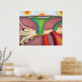 Poster "Monisme" Pastel & Huile par A. Louise Peterson (Cuisine)