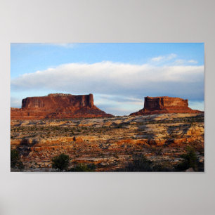 Poster Monitor et Merrimac Mesas, Utah