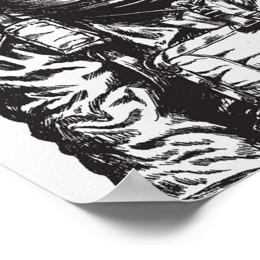 Poster Monkey Astronaut (Coin)