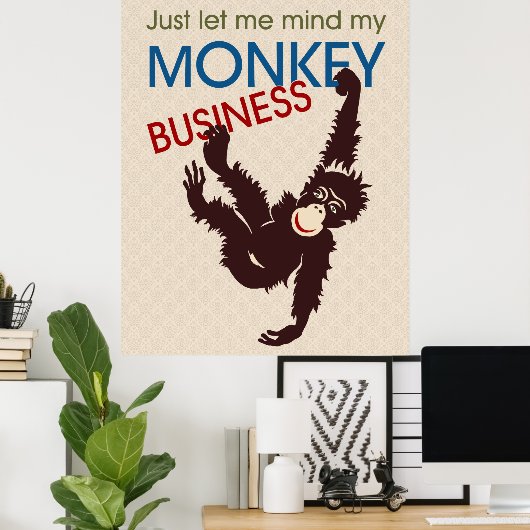 Poster Monkey Business (Bureau à domicile)
