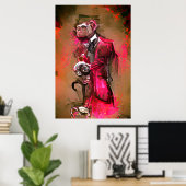 Poster Monkey Butler (Bureau à domicile)
