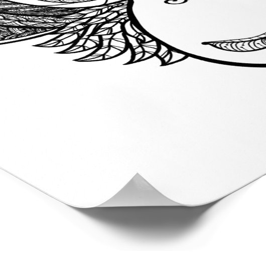 Poster Monkey Doodle Face 2 (Coin)