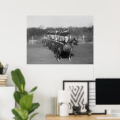 Poster Monkey Drill, années 1920 (Bureau à domicile)