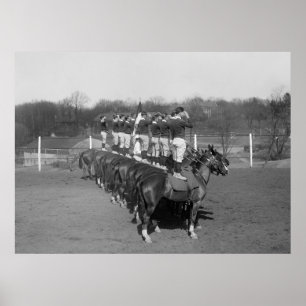 Poster Monkey Drill, années 1920