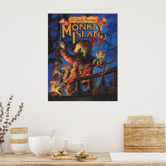 Poster Monkey Island 2 LeChucks Revenge (Cuisine)