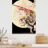 Poster Monkey King et Moon Rabbit 1887 (Cuisine)