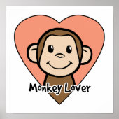 Poster Monkey Lover (Devant)