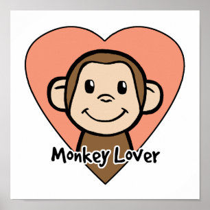 Poster Monkey Lover