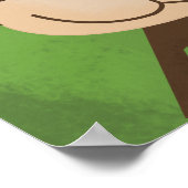 Poster Monkey Print Kids Jungle Safari Art Imprimer (Coin)