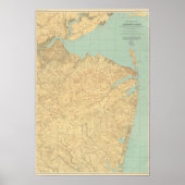 Poster Monmouth Shore, New Jersey (Devant)