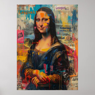 Poster monna lisa, leonard de vinci, art classique, renai