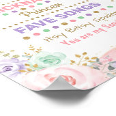 Poster Monnaie rose pourpre Forêt 1er anniversaire Jalon (Coin)