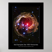 Poster Monocerotis étoile rouge Supergéant V838 (Devant)