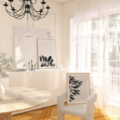 Poster Monochrome japandy scandinave imprimé simple