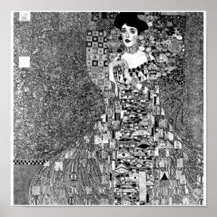 Poster-monochrome-Klimt Poster