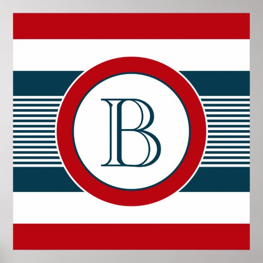 Poster Monogram design (Devant)