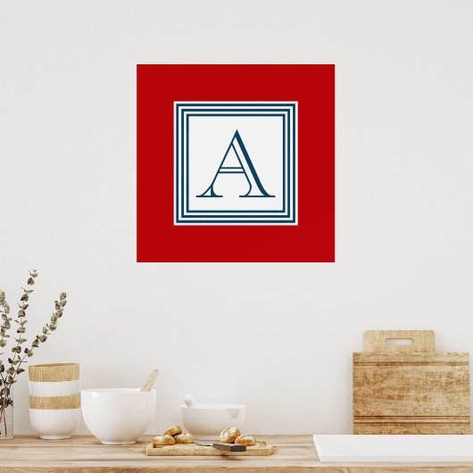 Poster Monogram design (Cuisine)