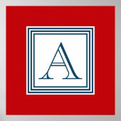 Poster Monogram design (Devant)