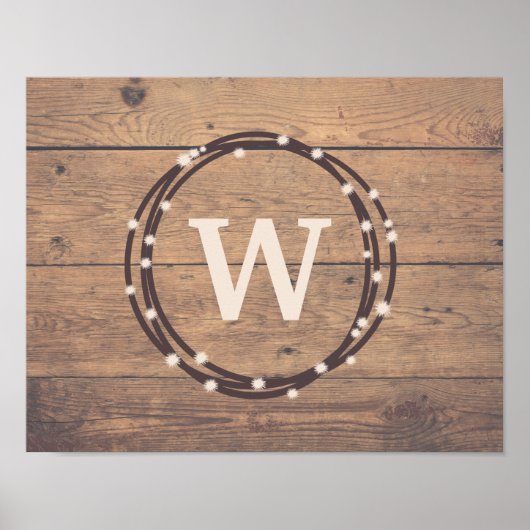 Poster Monogram design (Devant)