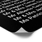 Poster Monogram zwart 2 (Hoek)