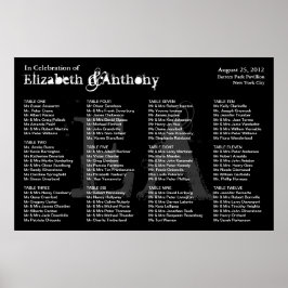 Poster Monogram zwart 2