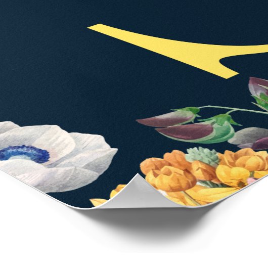 Poster Monogramme (Coin)