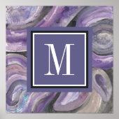 Poster monogramme | Circle (Devant)