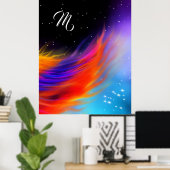Poster Monogramme d'aile Phoenix Space (Bureau à domicile)