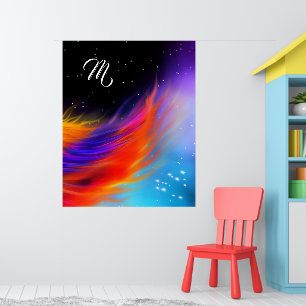 Poster Monogramme d'aile Phoenix Space