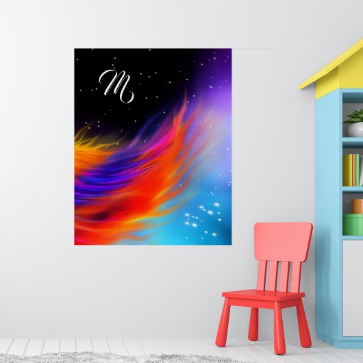 Poster Monogramme d'aile Phoenix Space (Pépinière 1)