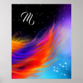 Poster Monogramme d'aile Phoenix Space (Devant)