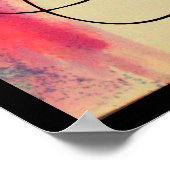 POSTER MONOGRAMME DE CHARME (Coin)