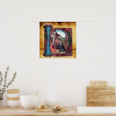 POSTER MONOGRAMME DE LA NATIVITÉ PARCHEMENT DE NOËL (Cuisine)