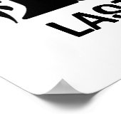 Poster Monogramme de l'anniversaire (Coin)