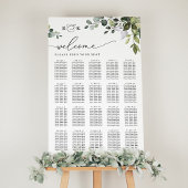 Poster Monogramme Eucalyptus Mariage de verdure