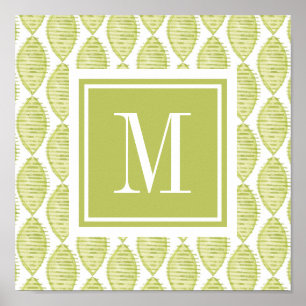 Poster monogramme   Hygge Flowers