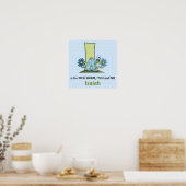 Poster Monogramme Lettre I Baby Room (Cuisine)