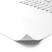 Poster Monogramme Mariage en feuille d'olive 6 Cartes de  (Coin)