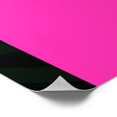 Poster Monogramme Neon Arches Tropical Palm Tree Mariage (Coin)