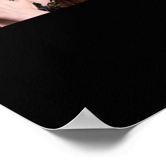 Poster Monogramme ou ajouter un logo Business QR Code pho (Coin)