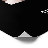 Poster Monogramme ou ajouter un logo Business QR Code pho (Coin)