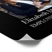 Poster Monogramme ou ajouter un logo Employé du prix d'en (Coin)