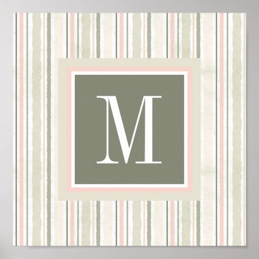 Poster monogramme | The Joy of White Watercolor (Devant)