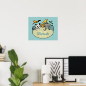 Poster monogrammed zoo (Bureau à domicile)
